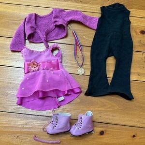 American girl two in one ice-skating outfit